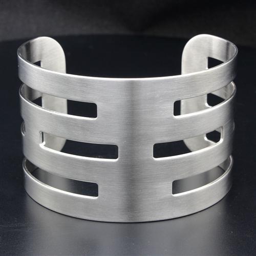 JCE1948 High polished (no plating) Stainless Steel Bangle with No Stone