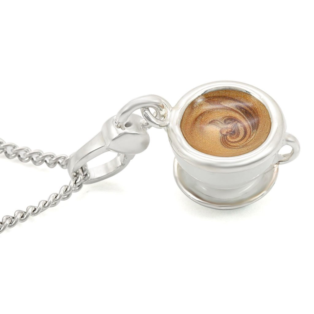 JCES436 Silver 925 Sterling Silver Chain Pendant with No Stone