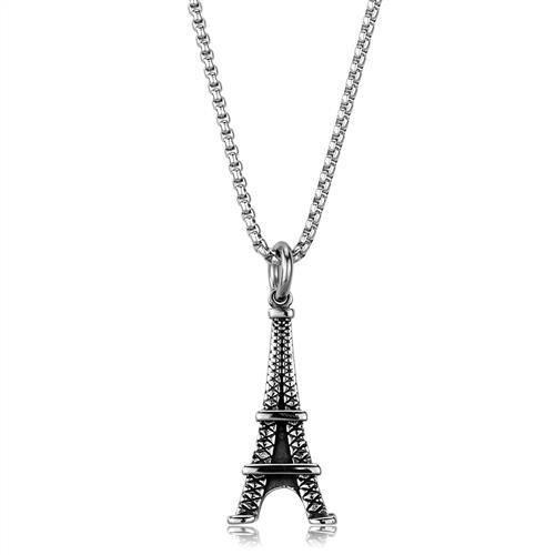 JCE1990 High polished (no plating) Stainless Steel Necklace with No Stone