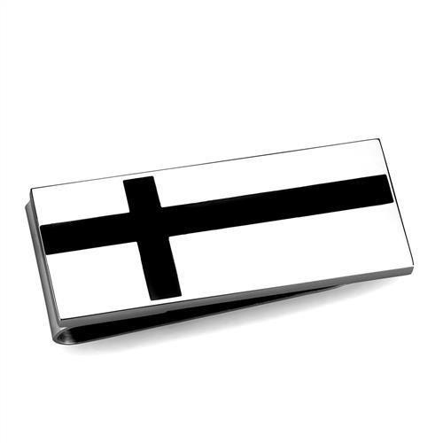JCE2090 High polished (no plating) Stainless Steel Money clip with No Stone
