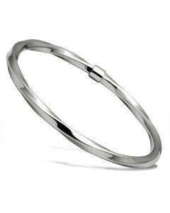 JCE410 High polished (no plating) Stainless Steel Bangle with No Stone
