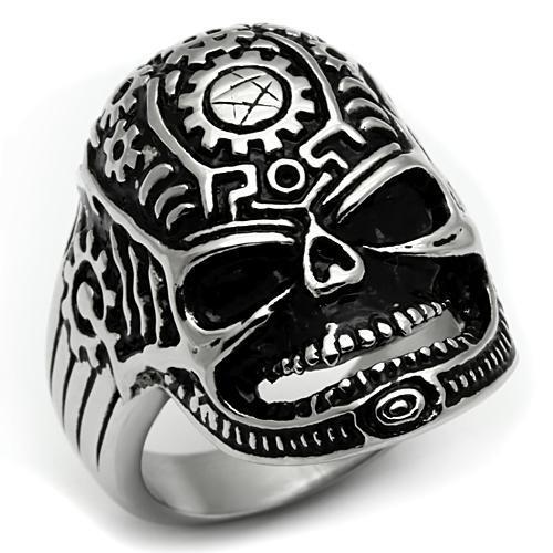 JCE580 High polished (no plating) Stainless Steel Ring with No Stone